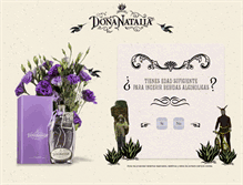 Tablet Screenshot of mezcaldenatalia.com